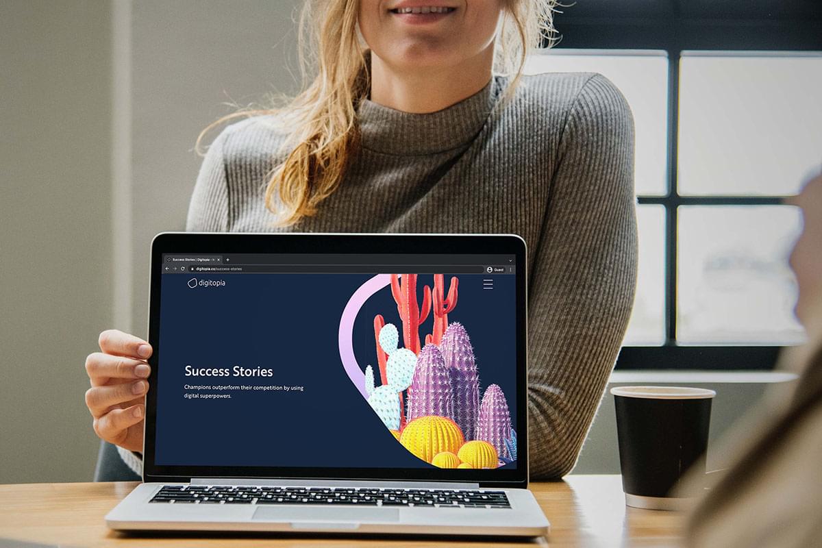 Digitopia website design